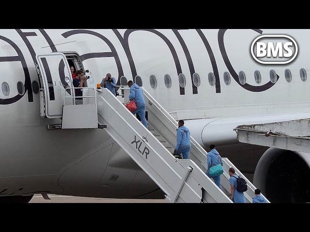 ENGLAND DEPART FOR THE WORLD CUP! ✈️ England team depart Birmingham Airport for 2026 World Cup