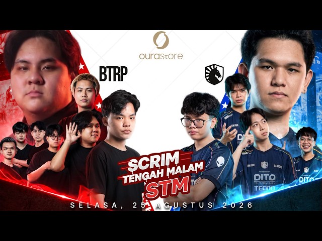 SCRIM TENGAH MALAM by OURASTORE! BTRP VS TEAM LIQUID PH!! - #MCGGIDCreator #MLBBIDCreator