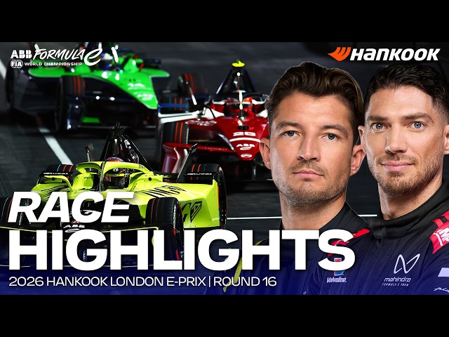 Race Highlights | 2026 Hankook London E-Prix | Round 16 | Formula E