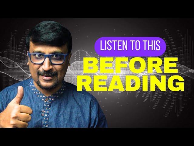 5 Minutes Before Reading | Prime Your Mind to Read | Dr Manjunath