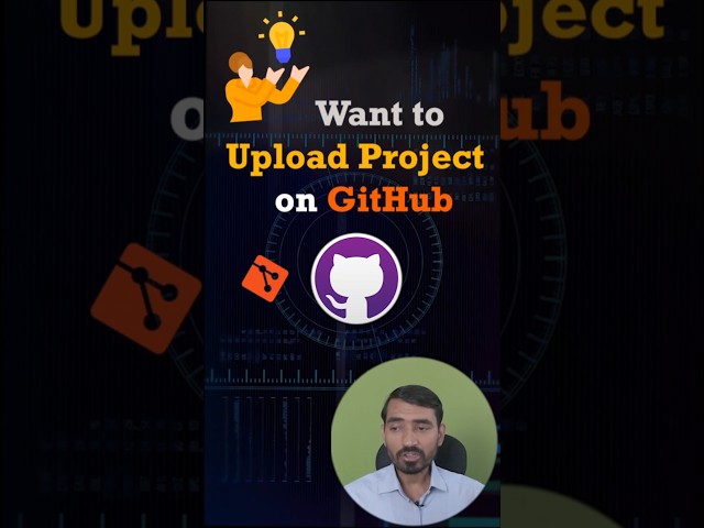 How to Upload Project on GitHub || Git Push #git #coding #github #gittutorial #project #java #python