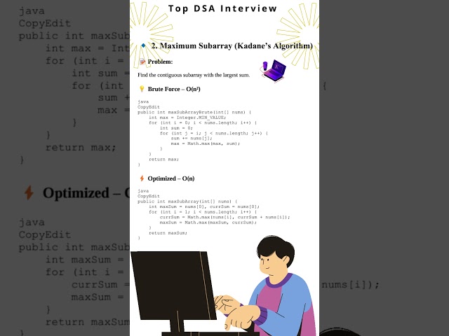 Top 50 DSA Interview Questions with Java Solutions #day2  #coding #leetcode #javaprogramming