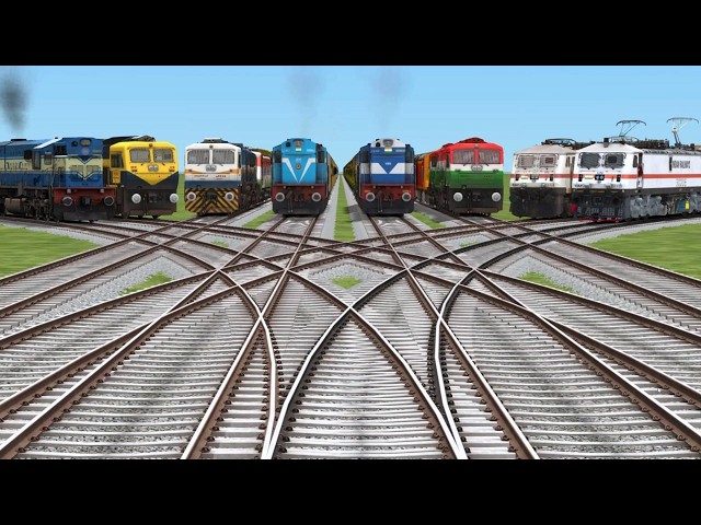 Ix TRAINS Crossing AT  Bumpy RAILROAD TRACKS | fatak open after train crossing