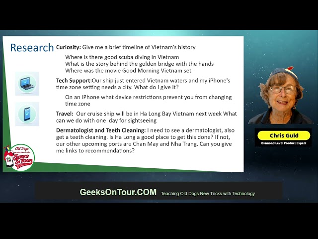 Tech Tips and Travel Tales - How We Use Gemini A.I. by Google