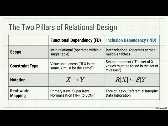 Inclusion Dependency Architecture