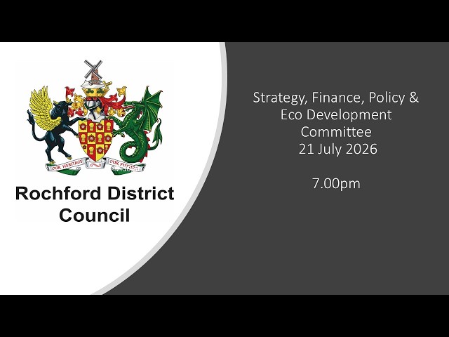 Strategy, Finance, Policy & Eco Development Committee