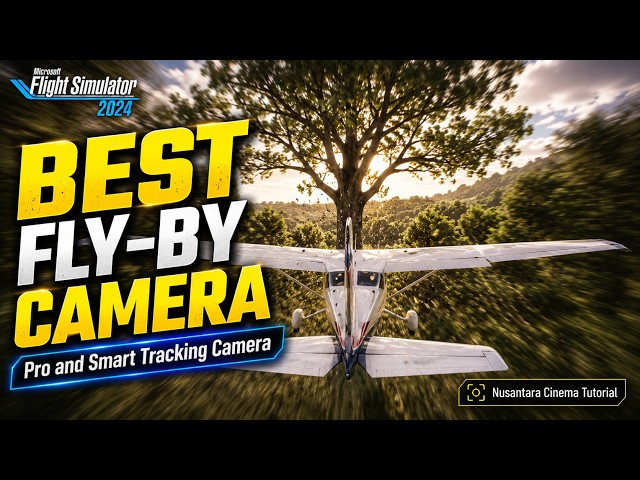 Tracking Shots: World Follow & Smart Zoom |🔵Nusantara Cinema Tutorial EP 11 | MSFS 2024