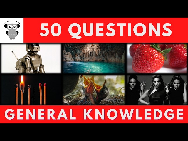 General Knowledge Quiz Trivia | 50 Questions | Do You Know Pub Quiz  #quiz #trivia #triviaquiz 