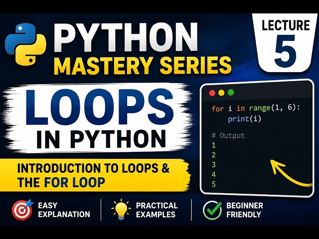 python video lecture series -- lecture 5