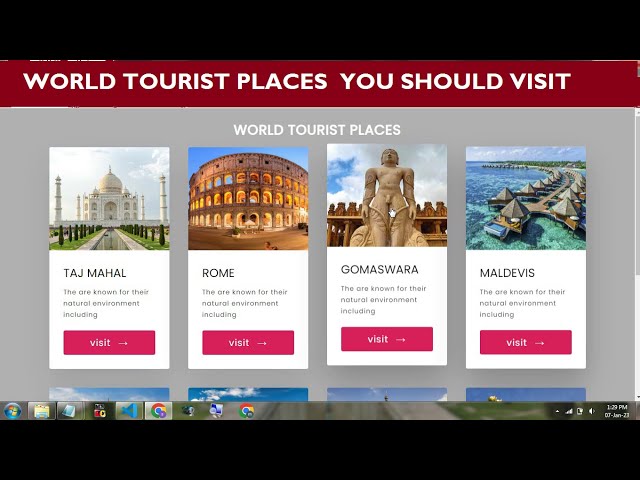 Create Responsive Cards with Hover Effects Using HTML,CSS and Flex Box.