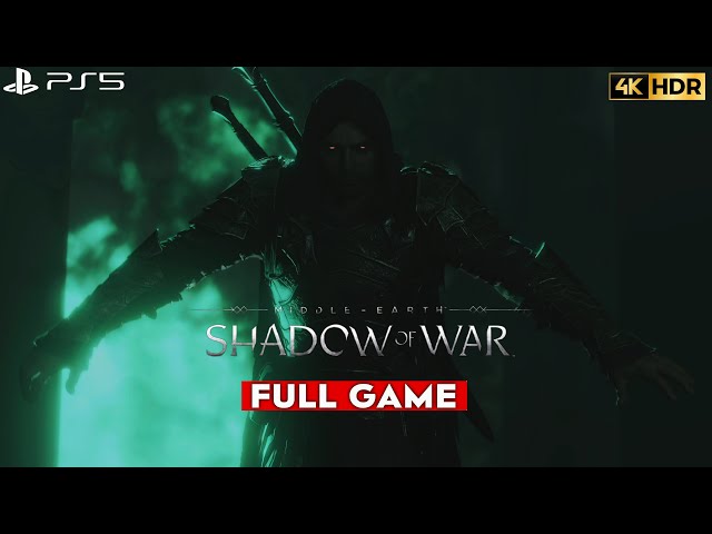Shadow of War Full Game PS5 Gameplay 4K HDR