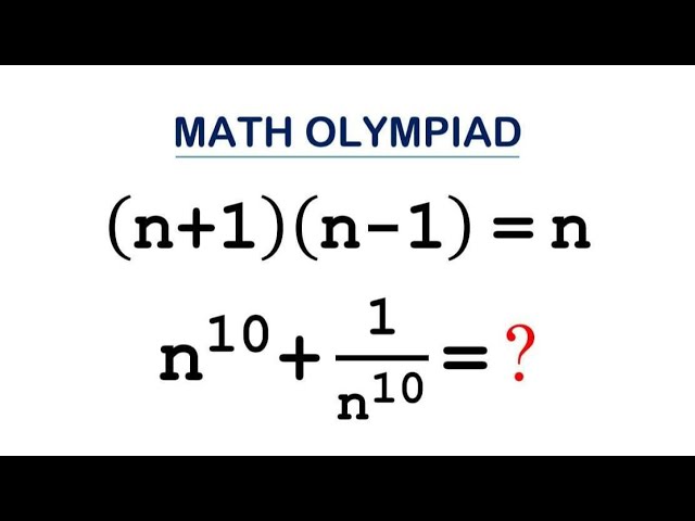 Can You Solve This Nice Algebra Problem? | Math Olympiad
