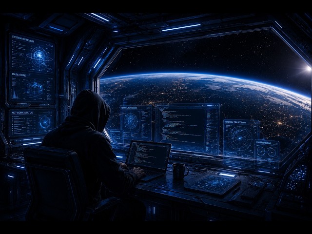 🔴 LIVE Hacker Space Station 🚀💻 | Hacker Coding Lofi 24/7
