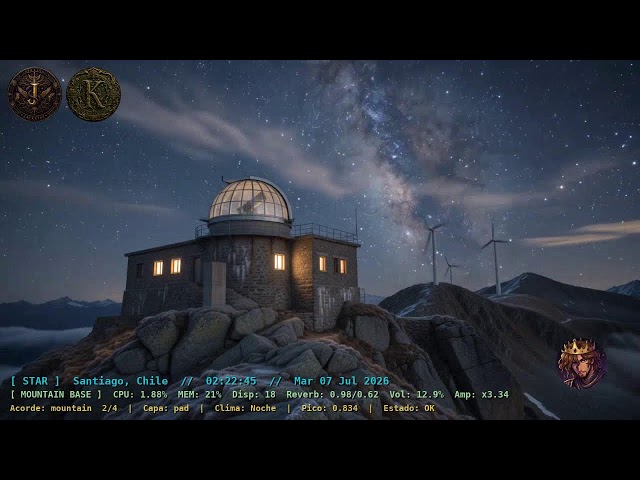 Deep Space Outpost -- Mountain Base | 24/7 Ambient Sci-Fi EP 12