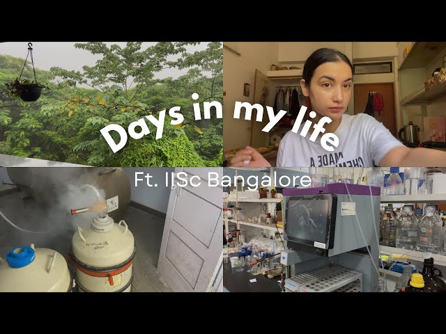 IISc Diaries|| study vlog, watching movie, working on two papers, lab work, attending seminar