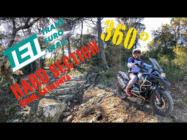 Trans Euro Trail Spain - Hard Section - 360 Video
