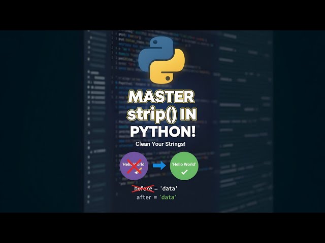 What REALLY is strip() in Python EXPLAINED!