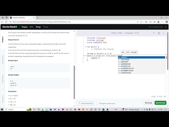 HackerRank || Problem Solve || C++