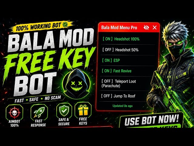 BALA MOD  cracked! New bala mod latest version cracked! Network problem solved by One_tap_gaming😱