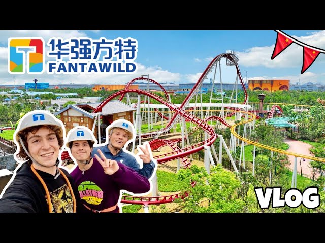 We CLIMBED a Chinese Roller Coaster?! Fantawild Land - Zhejiang, China | VLOG [2026]