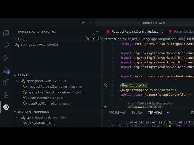 Spring Boot 3: obtener parámetros del request http con la anotación @RequestParam