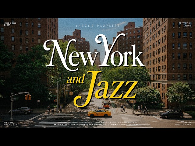 Playlist | Make Your Space Feel Like NYC 🇺🇸💕 | Light Upbeat Spring Jazz Trio | New York Jazz