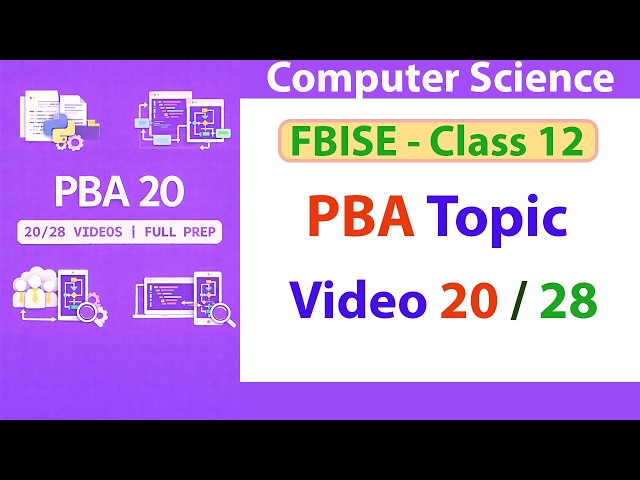 PBA 20/28 | Full Mini Web Project | HTML, CSS & JavaScript Student Result Card | FBISE PBA 2026