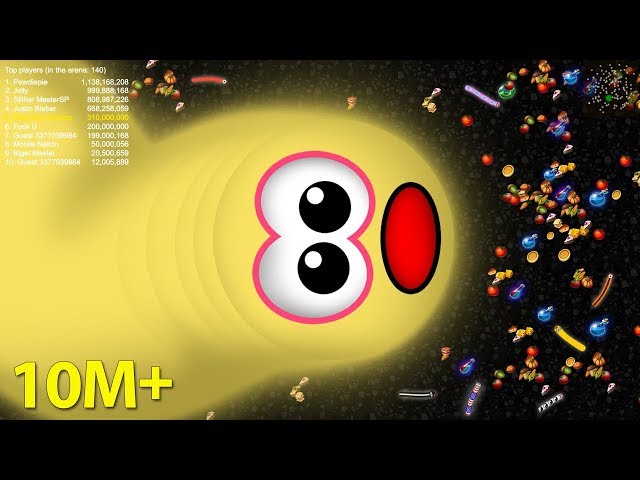 Worms Zone © 10M + Score Best Kill Ever World Record Top 01 Pro Never Stop Running Play