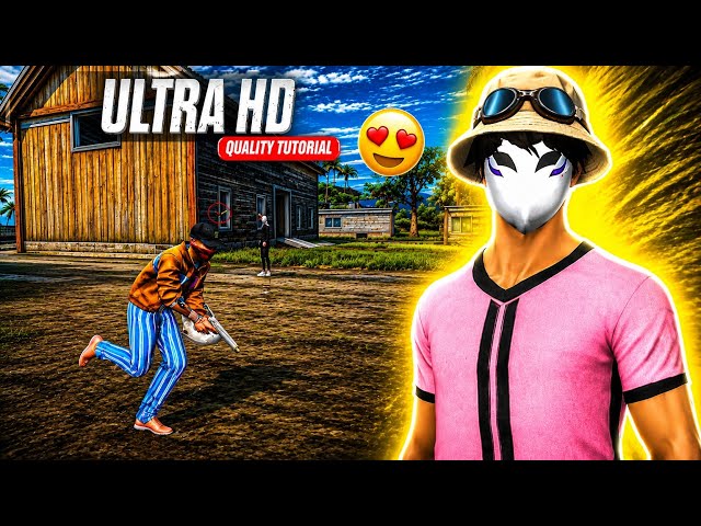 FREE FIRE 4K SHORTS QUALITY TUTORIAL ✨ || PC LIKE QUALITY TUTORIAL FOR ANDROID 🔥 IN 2026🥵