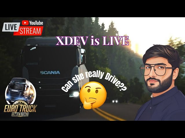 🔴Truck Driving India Style 😎 | #day3  | ETS 2 Live w/ Xdev ft. @Shyraraaa