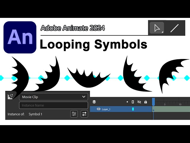 Creating Looping Symbols from Objects in Adobe Animate