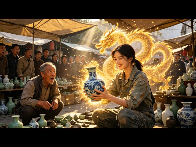 👑古董店學徒被老闆掃地出門，意外覺醒透視金瞳！當場揭穿鎮店之寶是贗品，前老闆跪求原諒，全城富豪瘋搶合作！#短劇