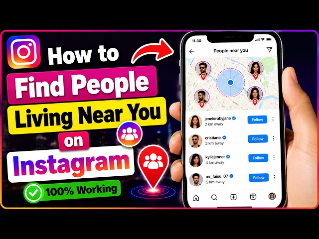 How to find people living near you on Instagram