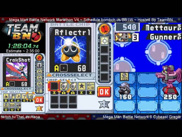 TeamBN's Marathon V4 - Mega Man Battle Network 6 Cybeast Gregar by TheLastAaoa