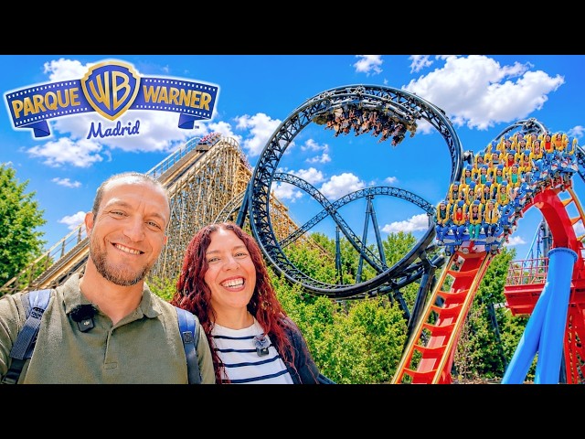 🎢 ¡Subimos a TODAS las montañas rusas en 1 día! 😱 PARQUE WARNER MADRID | España (On Ride POV)