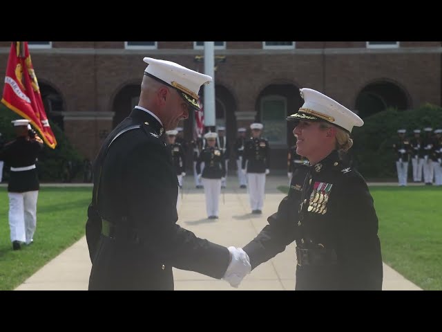Change of Command at Marine Barracks Washington
