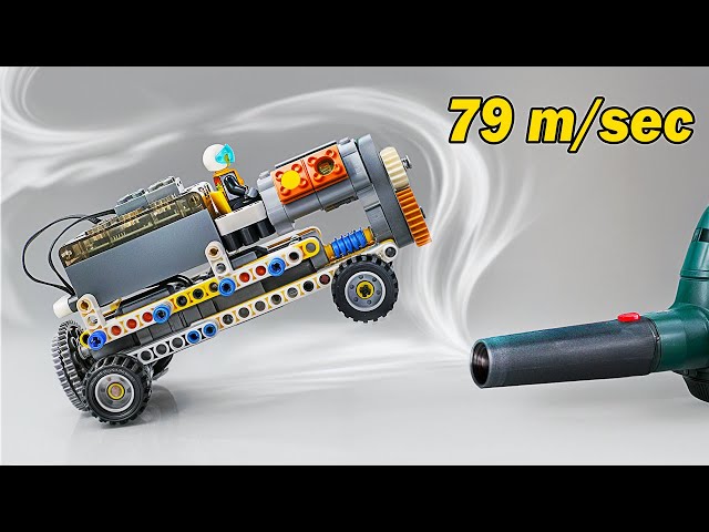 Lego Technic Engineering Test: Breaking the Wind Barrier