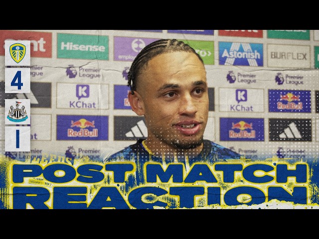 “Four goals, three points, happy” | Goalscorer Noah Okafor | Leeds United 4-1 Newcastle United