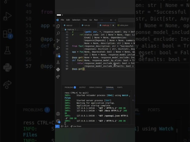 Build Your First API with FastAPI in Python | FastAPI Basics & Pydantic Models #python #fastapi