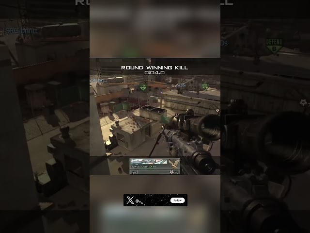 CRAZY TRICKSHOT ON CONSOLE MW2 ! #MW2