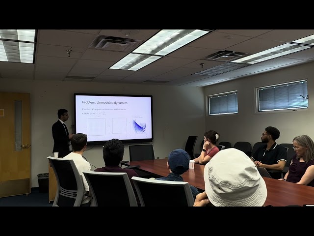 Ali explains the data-driven control of safety critical systems