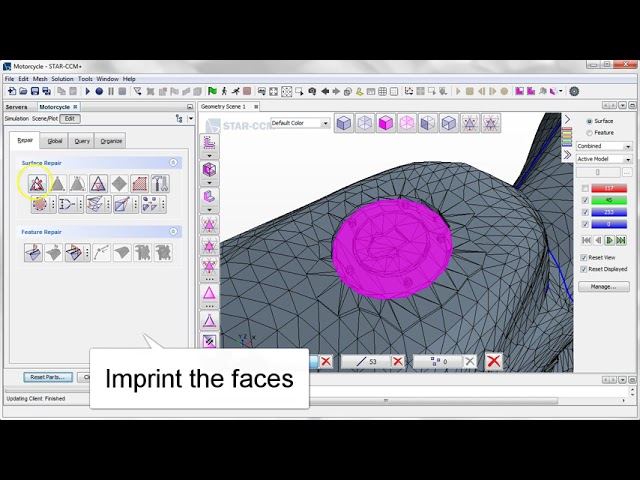 Surface Repair Tool in STAR-CCM+