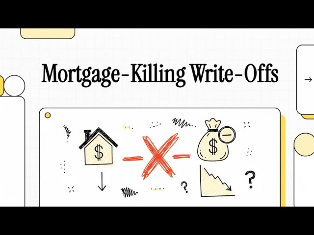 Mortgage-Killing Write-Offs: Why Your Tax Strategy Is Destroying Your Loan Approval