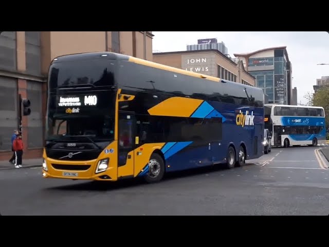 Buses at Buchanan St Bus Station, Glasgow 04/11/2024