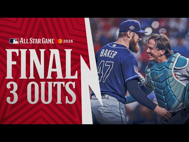 FINAL 3 OUTS: Aroldis Chapman & Bryan Baker complete the first MLB All-Star Game shutout since 2013