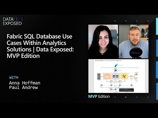 Fabric SQL Database Use Cases Within Analytics Solutions | Data Exposed: MVP Edition