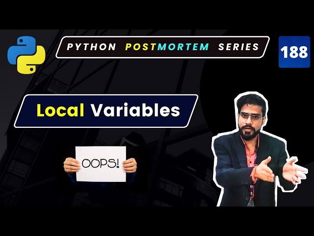 Local Variables in Python OOP: Everything You Need to Know! #188