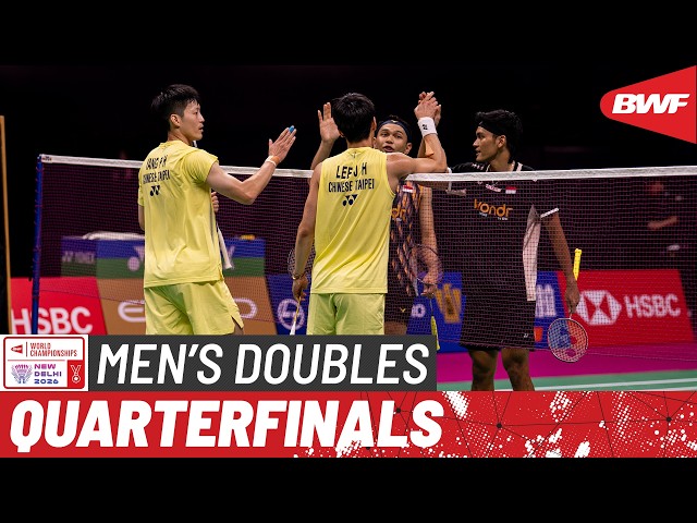 BWF World Championships 2026 | Lee/Yang (TPE) vs Alfian/Fikri (INA) [2] | QF
