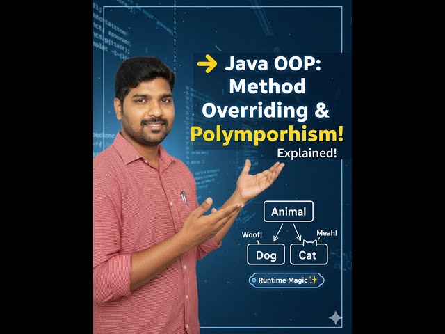 Mastering Method Overriding & Dynamic Method Dispatch in Java | Runtime Polymorphism Explained