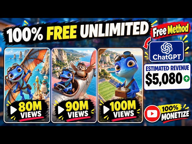 This FREE AI Tool Creates VIRAL 3D Animated Videos! 🔥 (2 Million Free Credits)
